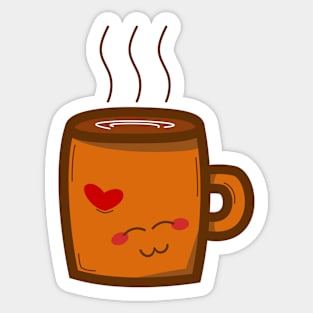 Cute Chocolate Drink Sticker